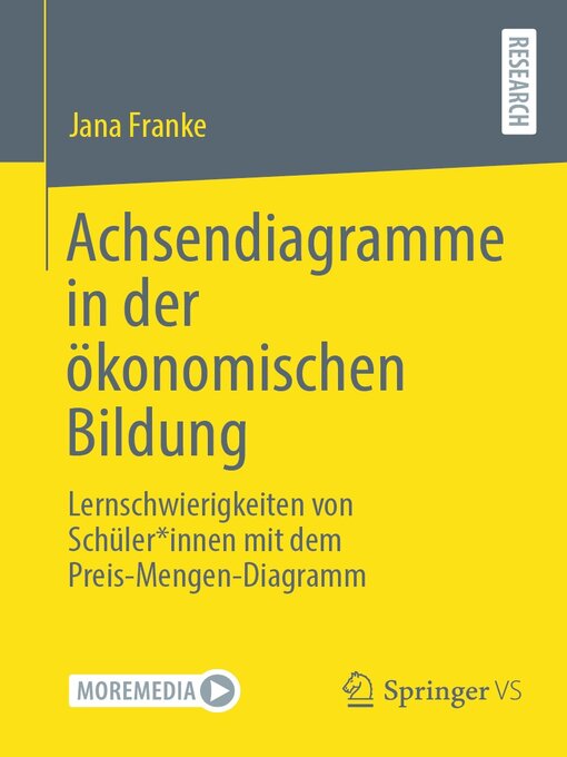 Title details for Achsendiagramme in der ökonomischen Bildung by Jana Franke - Available